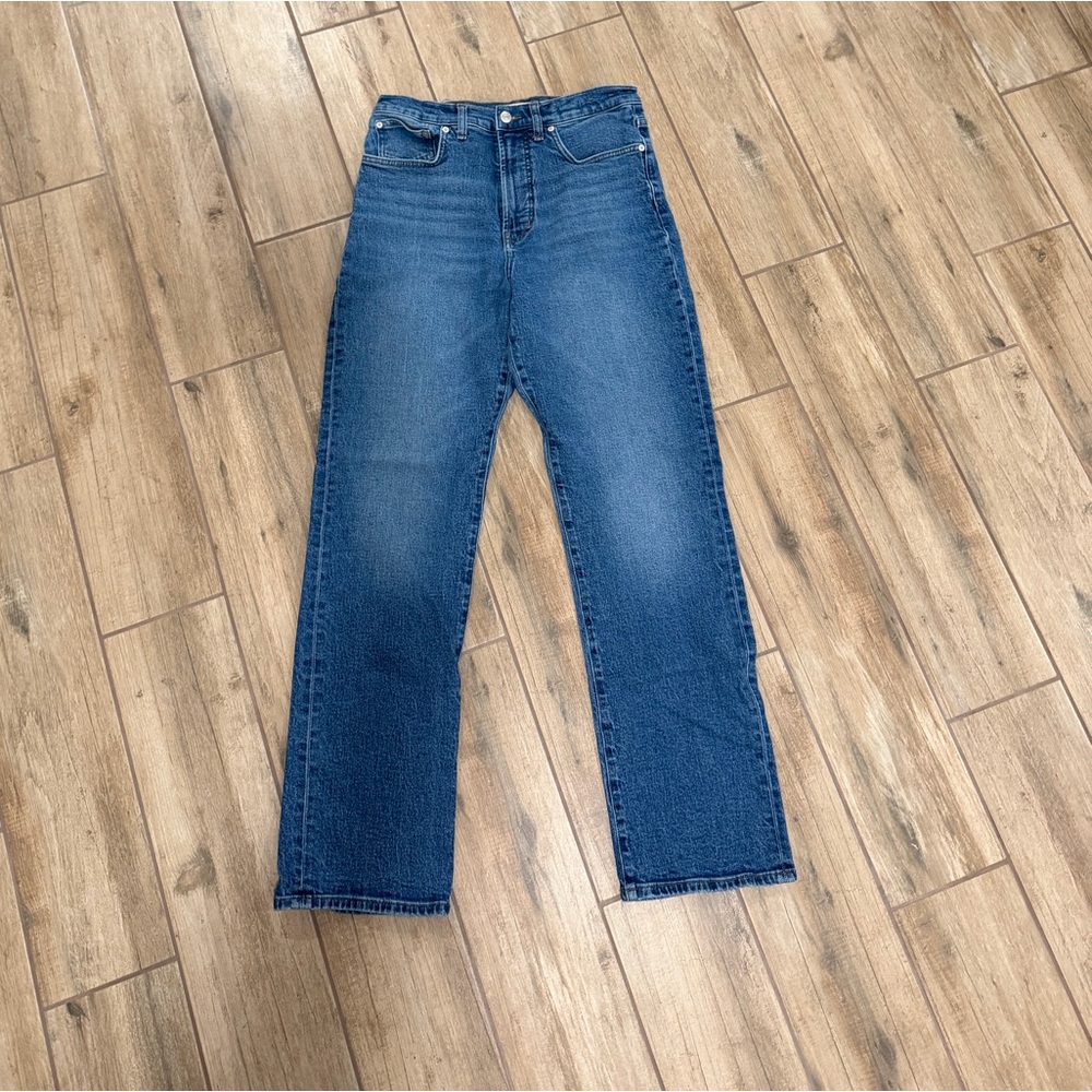 Madewell Women's Blue 90’s Straight-Leg Jeans
